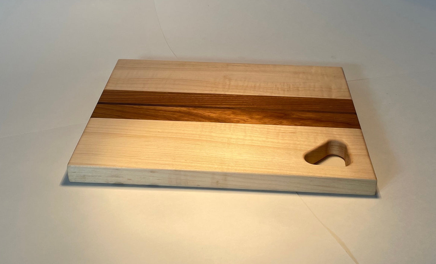 Minimalist Stripe Cutting Board with Grommet