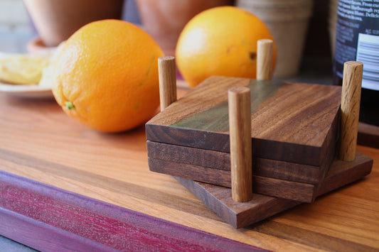 Cherry and Purple Heart Breadboard
