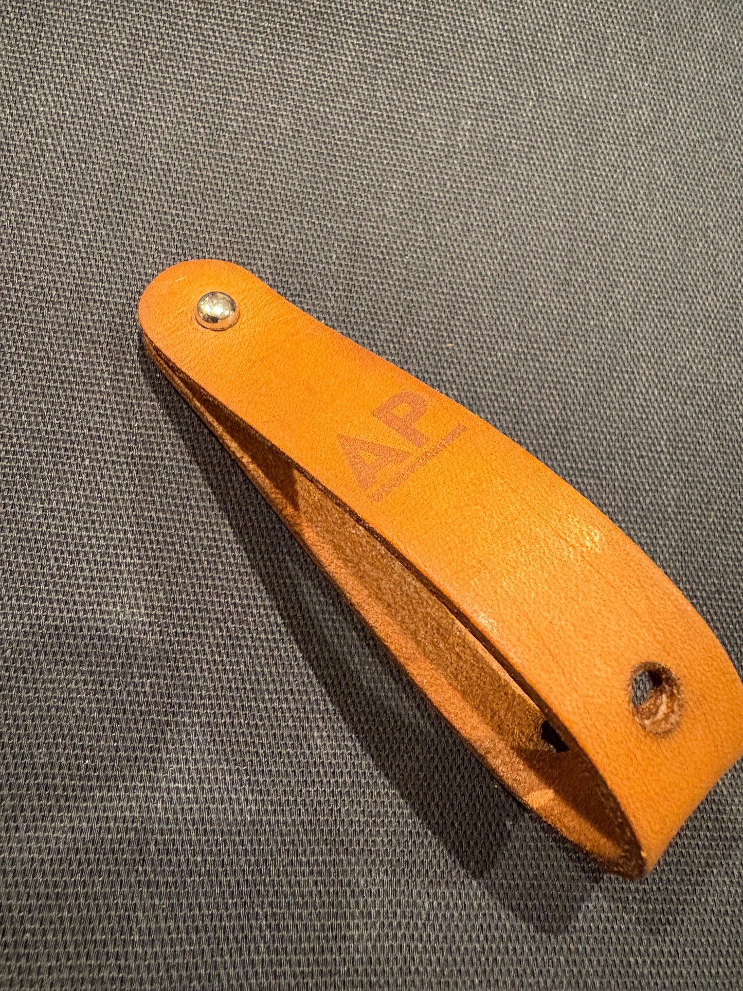 AP Woodworkings Leather Strap