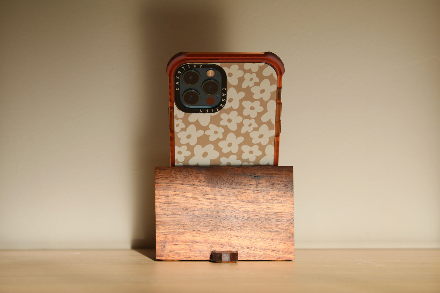 Walnut Phone Stand (Type 1)