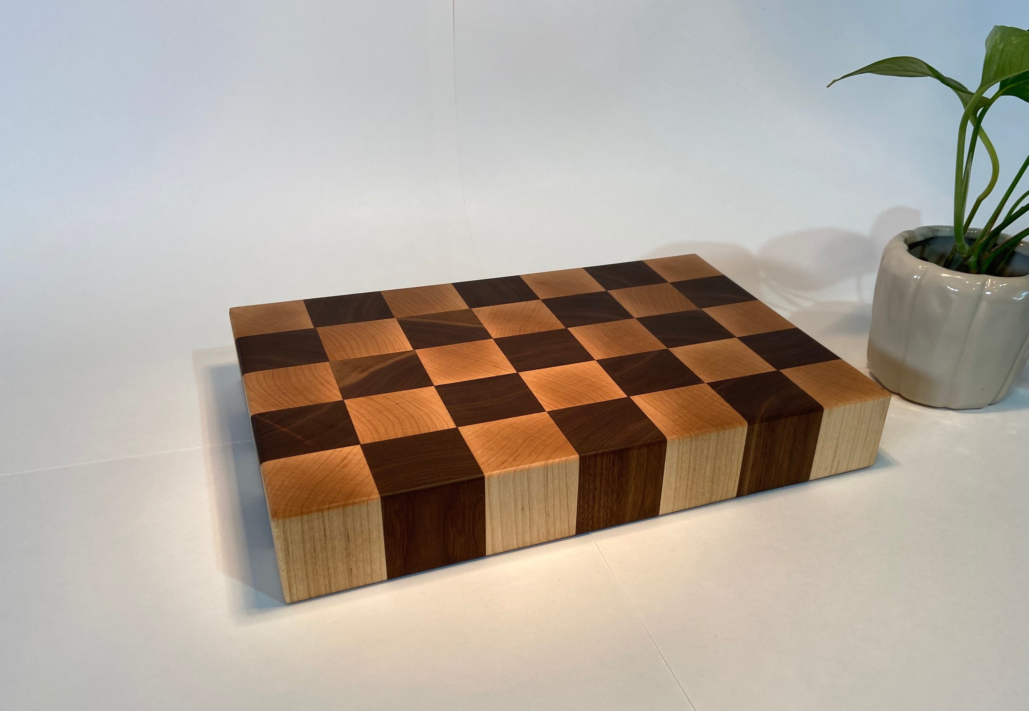 Checker End Grain Board – AP Woodworkings