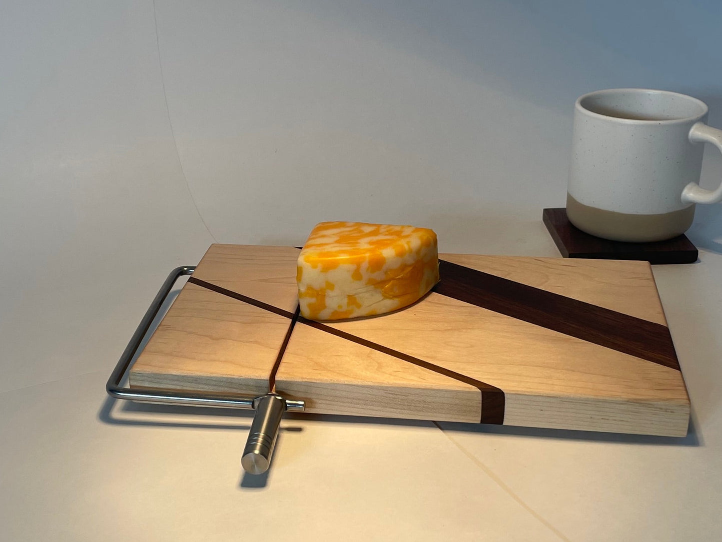 Diagonal Striped Cheese Cutting Board