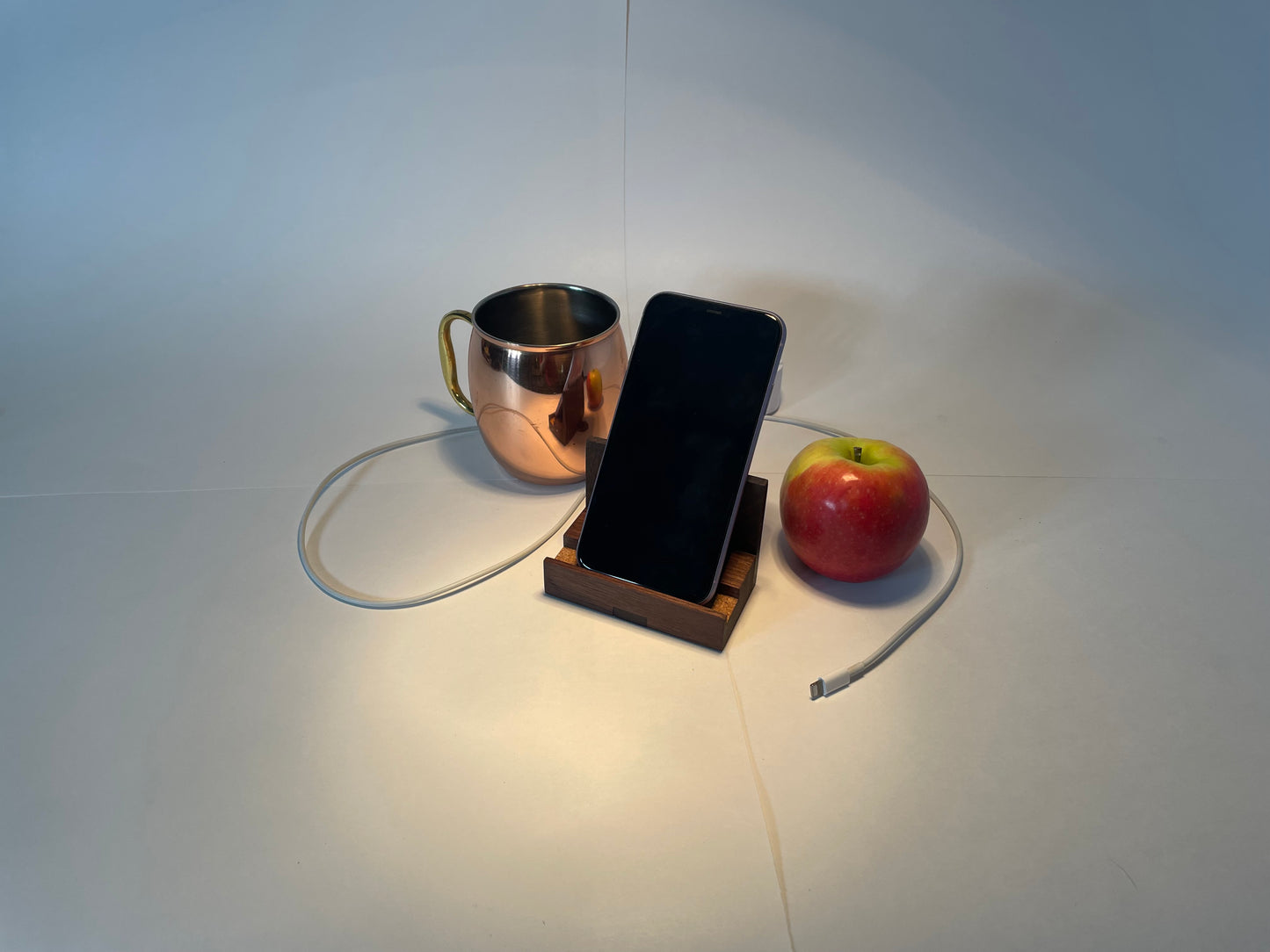 Walnut Phone Stand (Type 1)