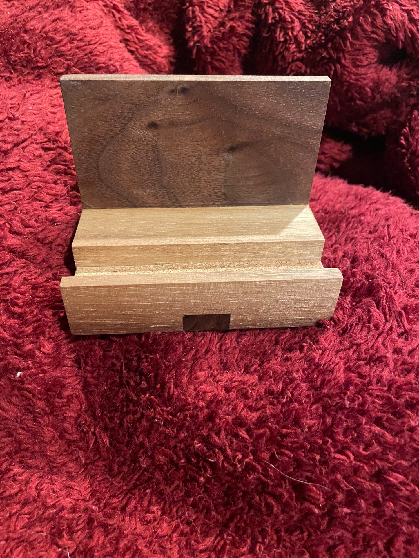 Walnut Phone Stand (Type 1)