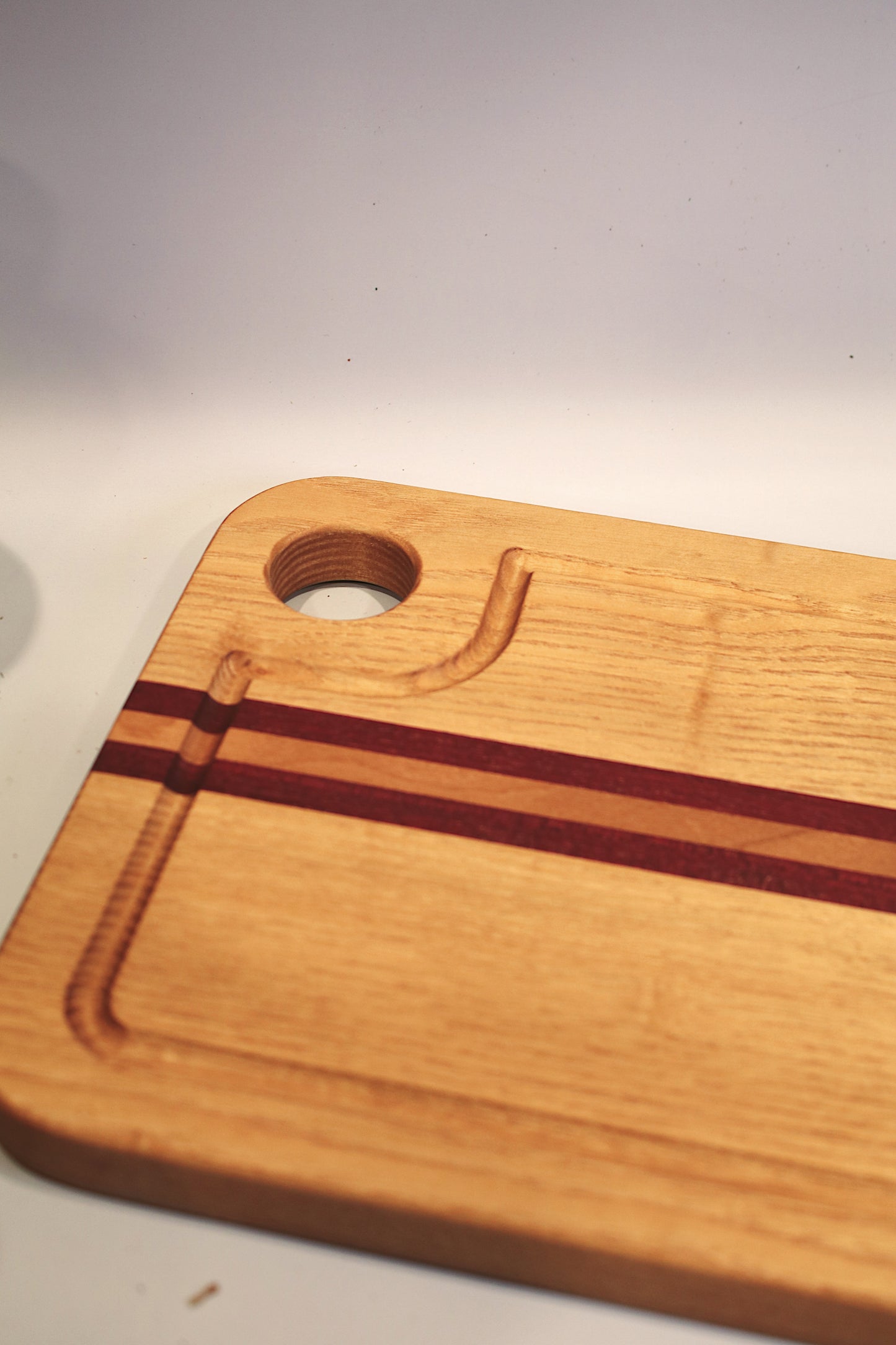 Juice Groove Board - Cherry and Purple Heart