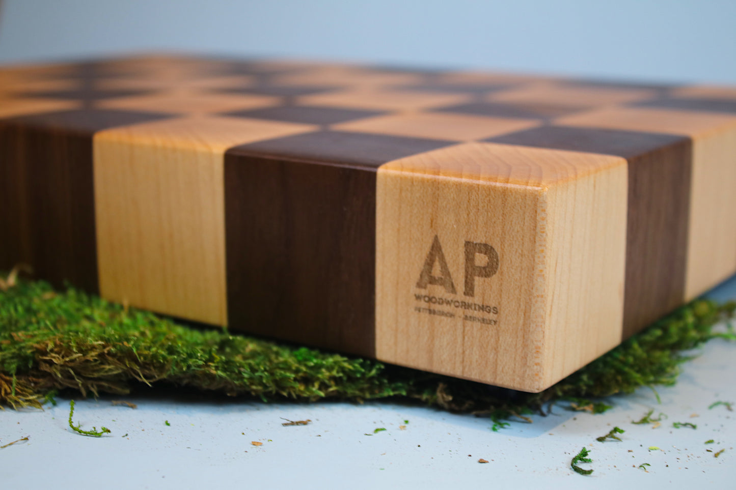 Checker End Grain Board