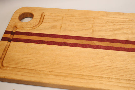 Juice Groove Board - Cherry and Purple Heart