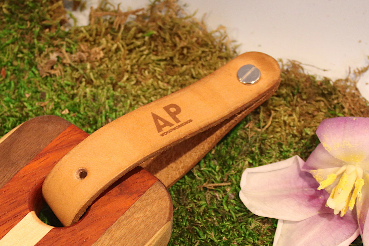AP Woodworkings Leather Strap