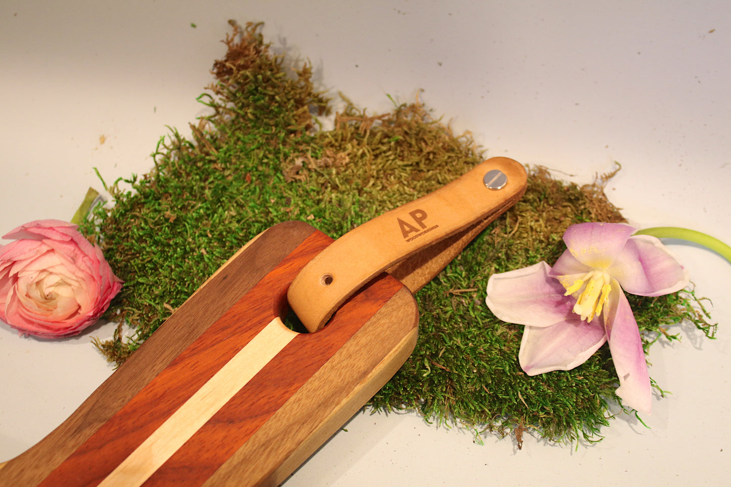 AP Woodworkings Leather Strap