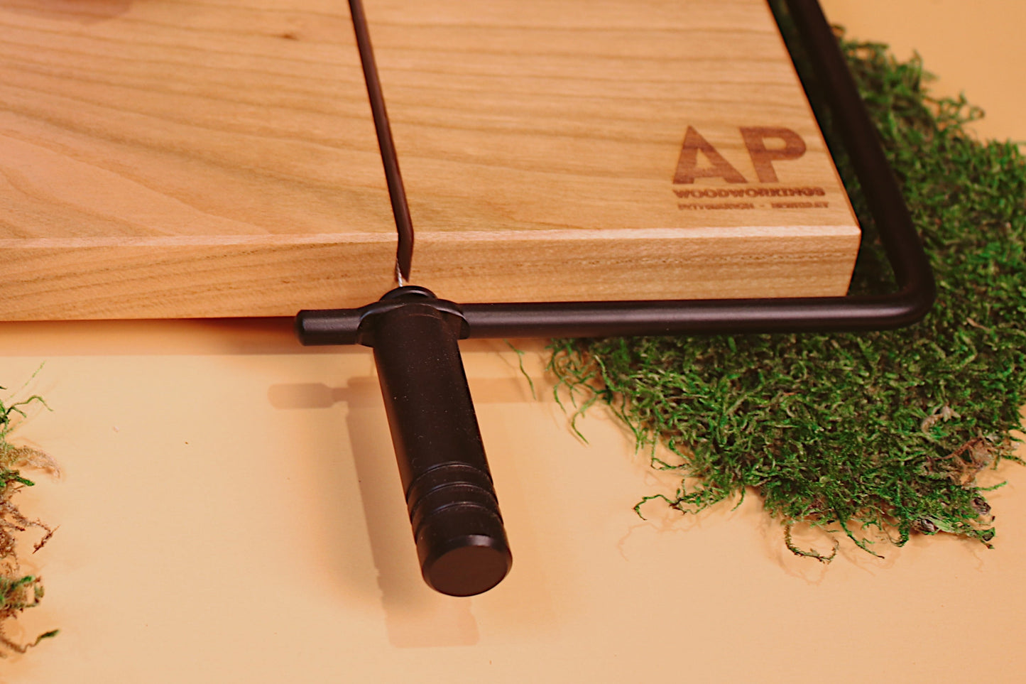 Purple Heart Stripe Cheeseboard Slicer